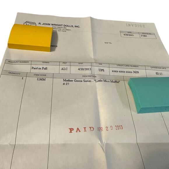 R John Wright #027 of 150 Mice Little Miss Muffet Mother Goose Series Complete - Picture 4 of 6